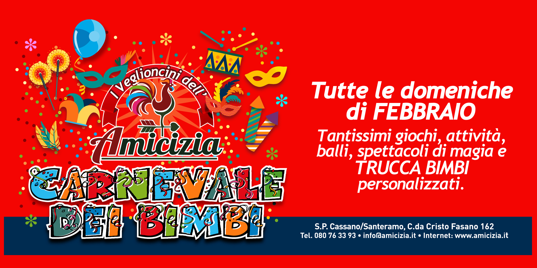 I veglioncini dell'Amicizia-Carnevale 2020-Agriturismo Amicizia Contrada Cristo Fasano (BA)